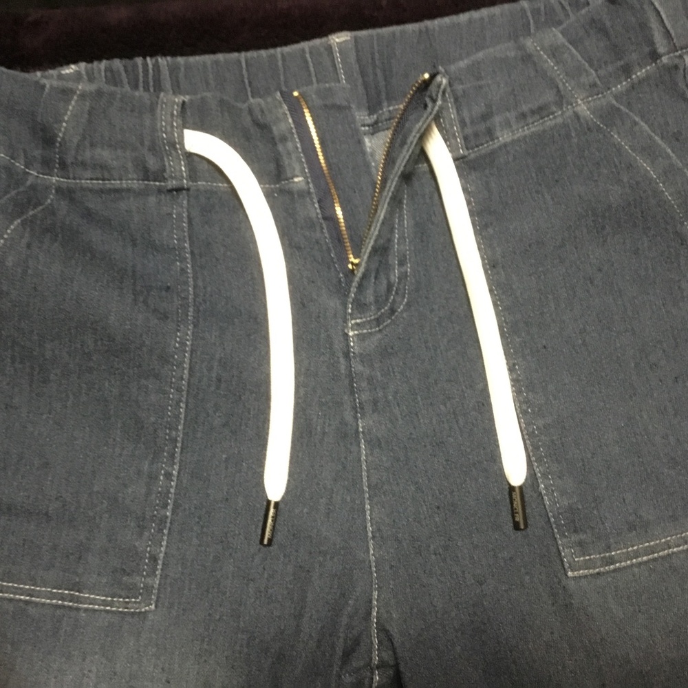 Women’s Jeans (Med) Drawn String Straight Leg - Picture 7 of 7